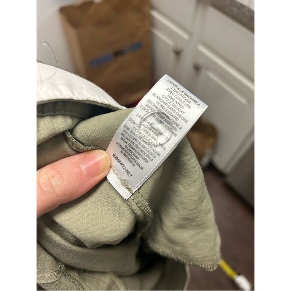 WAYF (NORDSTROMS) Green Preston Pleated Wide Leg Pants, Sz Large, MP $99 - Picture 8 of 10